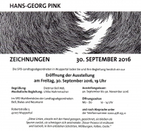 Einladungskarte zu Ausstellung im SPD Wahlkreisbüro